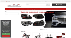 Desktop Screenshot of facelift.si